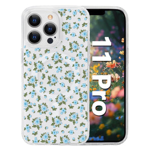 for iPhone 18 Pro Floral Case, Clear Magnetic Design, Sunset Beachy