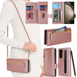 for iPhone 17 Pro 18 Pro Wallet Case Crossbody Lanyard White Leopard