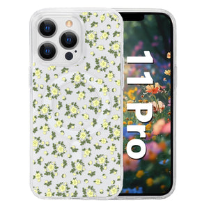 for iPhone 18 Pro Floral Case, Clear Magnetic Design, Sunset Beachy