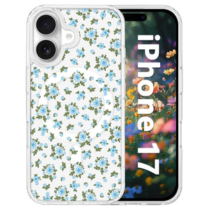 for iPhone 18 Pro Floral Case, Clear Magnetic Design, Sunset Beachy