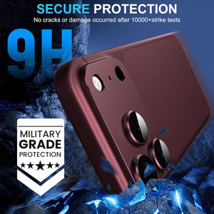 Suoman for iPhone 18 Pro Camera Lens Protector, Burgundy, 1-Pack