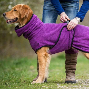 Dog Puppy Hoodies Hooded Jacket Solid Coat Pet Winter Soft Warm Clothes S-5XL AU