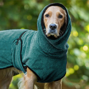 Dog Puppy Hoodies Hooded Jacket Solid Coat Pet Winter Soft Warm Clothes S-5XL AU