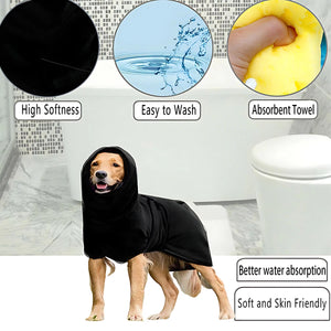 Dog Puppy Hoodies Hooded Jacket Solid Coat Pet Winter Soft Warm Clothes S-5XL AU
