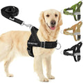 SlowTon No Pull Large Medium Dog Harness and Leash Set,No Choke Escapeproof Neck & Chest Adjustable, 5.9 Ft Dog Leash Anti-Twist Pet Lead, Soft Padded Reflective Tactical Military Dog Harness