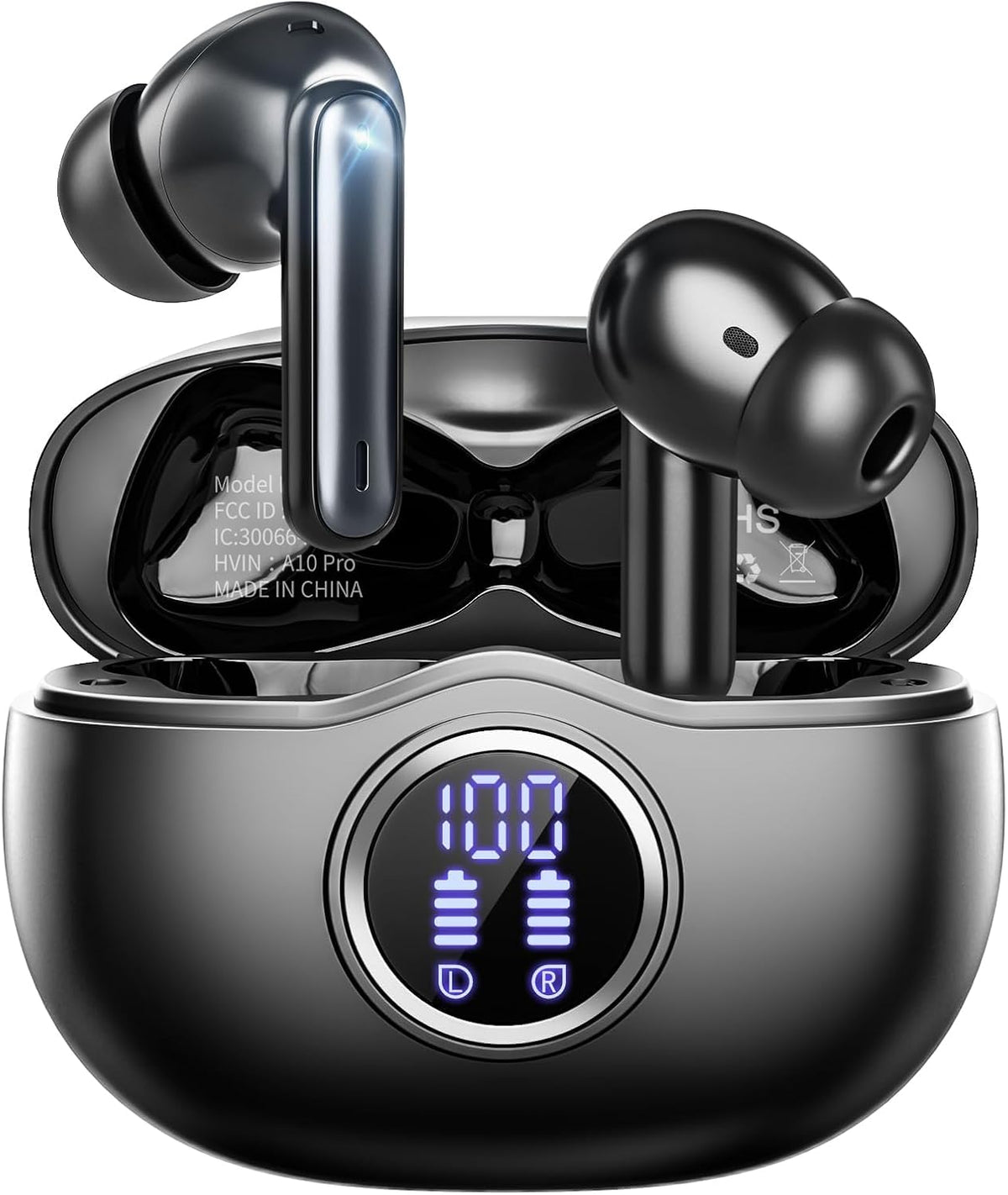 Wireless Earbuds, Bluetooth 5.3 Headphones HiFi Stereo