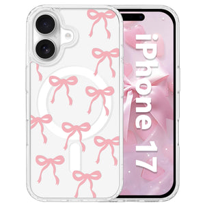 for iPhone 18 Pro Floral Case, Clear Magnetic Design, Sunset Beachy