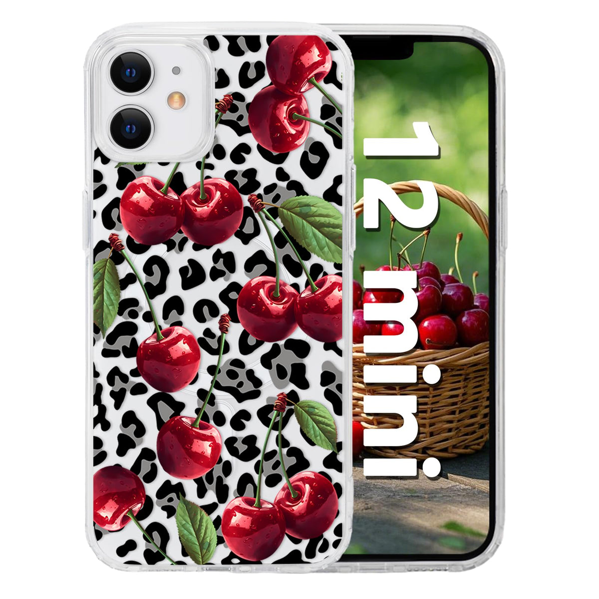 for iPhone 18 Pro Floral Case, Clear Magnetic Design, Sunset Beachy