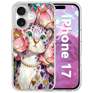 for iPhone 18 Pro Floral Case, Clear Magnetic Design, Sunset Beachy