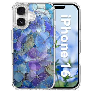 for iPhone 18 Pro Floral Case, Clear Magnetic Design, Sunset Beachy