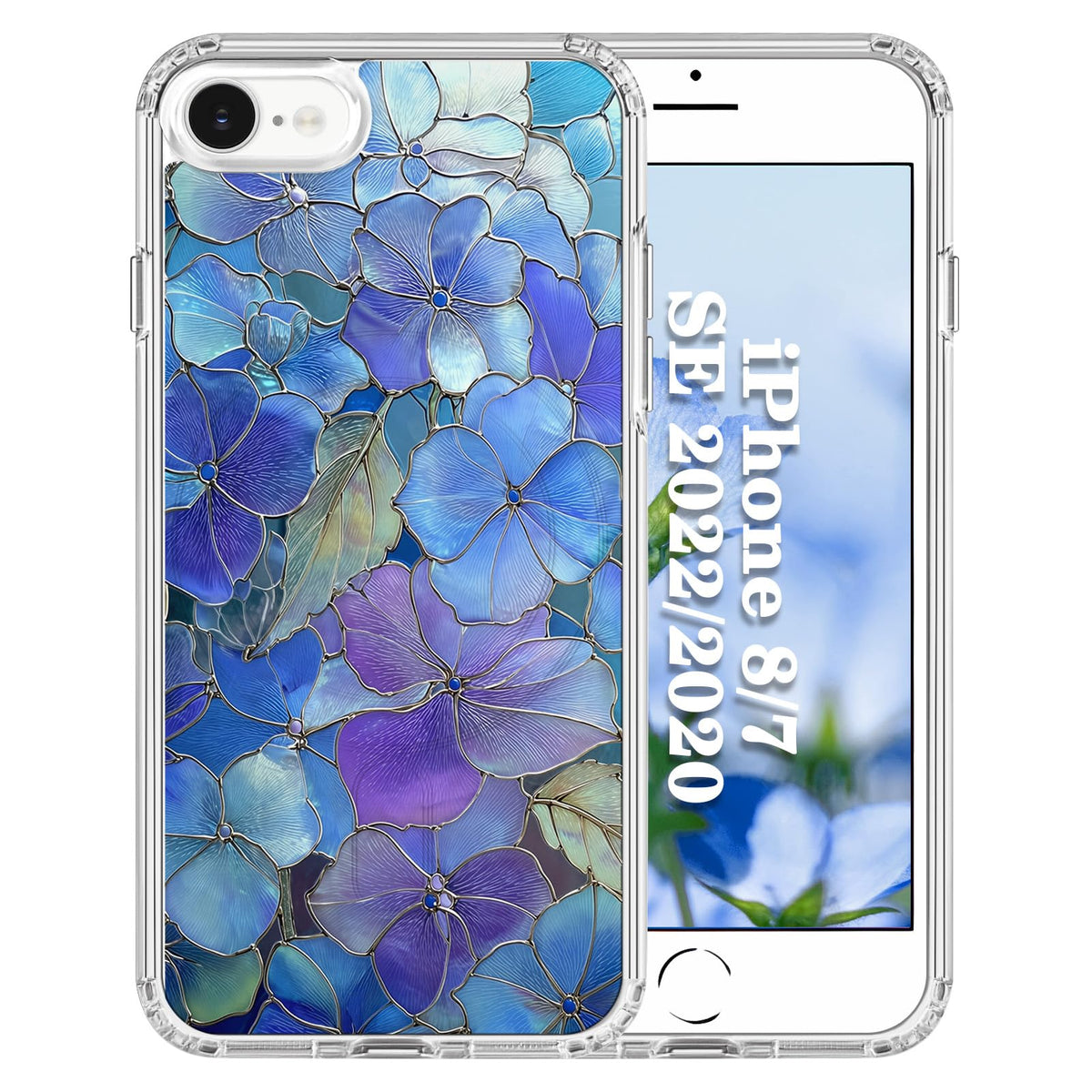 for iPhone 18 Pro Floral Case, Clear Magnetic Design, Sunset Beachy