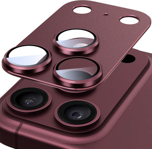 Suoman for iPhone 18 Pro Camera Lens Protector, Burgundy, 1-Pack