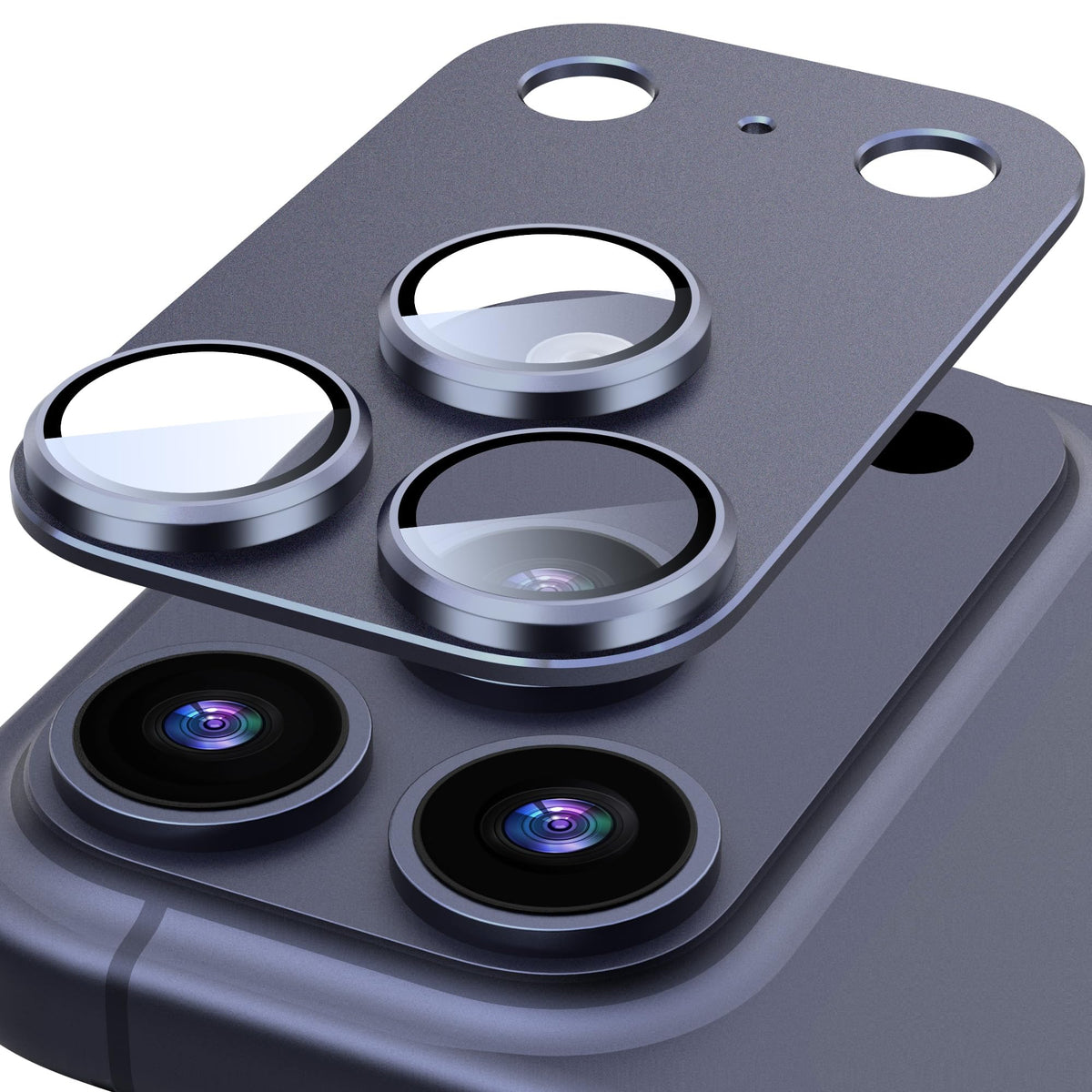 Suoman for iPhone 18 Pro Camera Lens Protector, Burgundy, 1-Pack