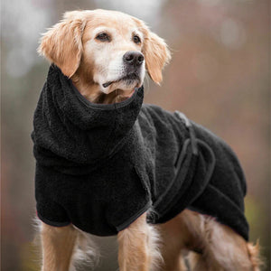 Dog Puppy Hoodies Hooded Jacket Solid Coat Pet Winter Soft Warm Clothes S-5XL AU